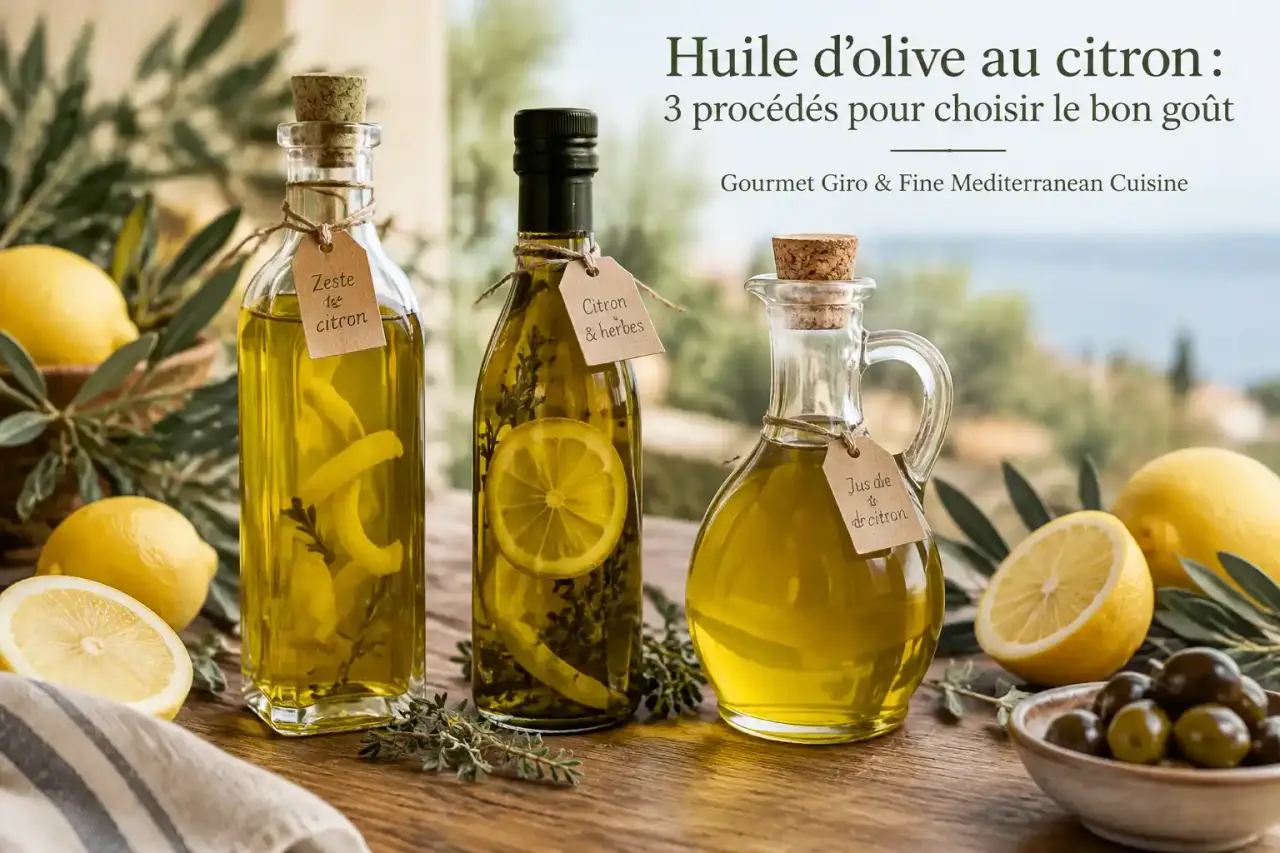 Huile d’olive au citron : 3 procédés pour choisir le bon goût