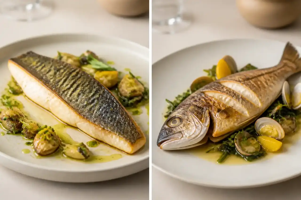 Bar de ligne ou dorade, plat signature du Restaurant Giro