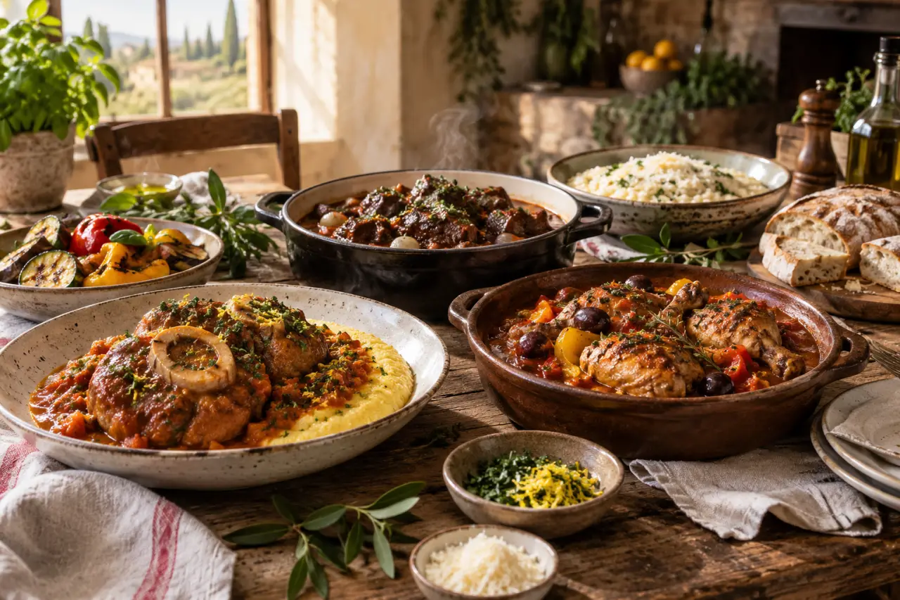 Quels plats mijotés italiens choisir : viande, cuisson ou accompagnement ?
