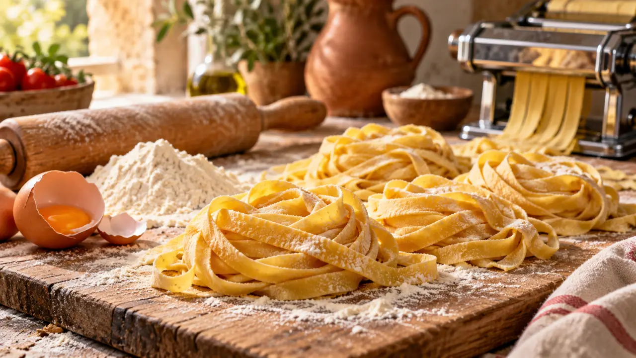 Pâtes fraîches maison : 100 g de farine par œuf et le repos qui change tout