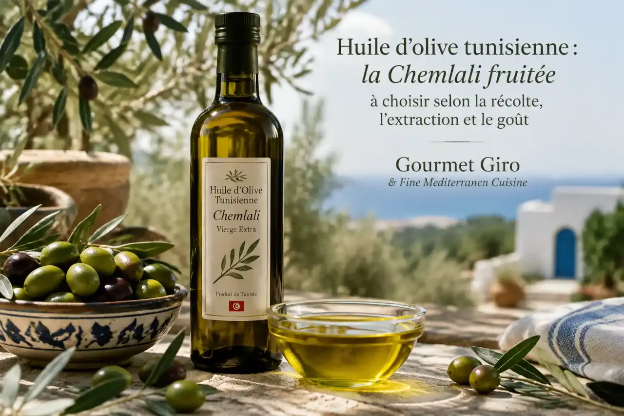 Huile d’olive tunisienne : la Chemlali fruitée à choisir selon la récolte, l’extraction et le goût