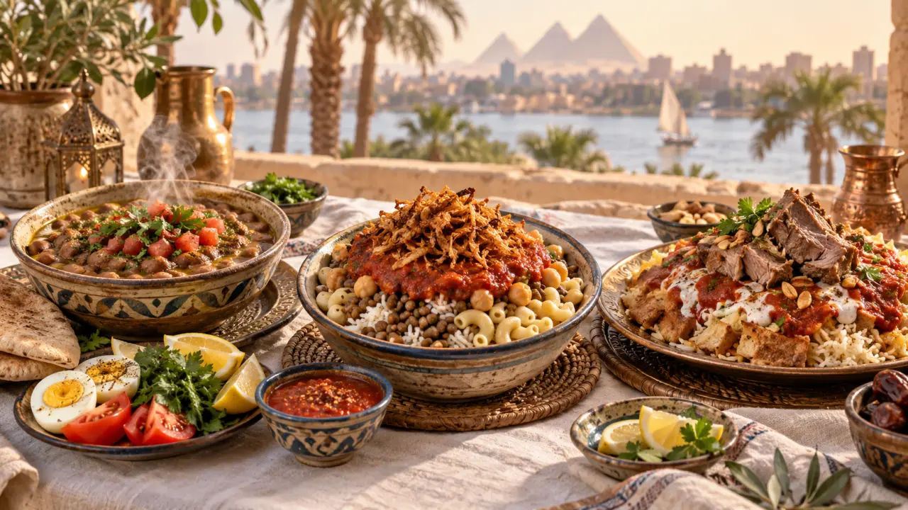 Quel plat traditionnel égyptien choisir : petit-déjeuner, street food ou repas de fête ?